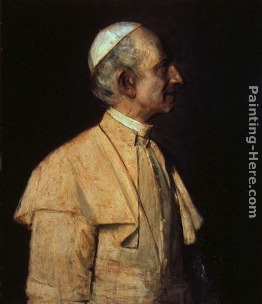 Papst Leo XIII painting - Franz von Lenbach Papst Leo XIII art painting